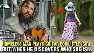 Homeless man PLAYS GUITAR and the little girl stops to listen When he discovers who she is [upl. by Branch790]