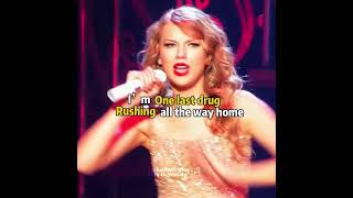 Taylor swift lyrics I oddly misheard  subscribers dontflop taylorswift swifties goviral fy [upl. by Faubion]