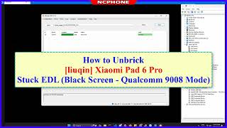 How to Unbrick Xiaomi Pad 6 Pro Hard Brick Stuck EDL Black screen Qualcomm 9008 Mode [upl. by Kirenoj758]