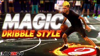 1 MAGIC DRIBBLE TUTORIAL WHANDCAM nba2k24 [upl. by Ioved]