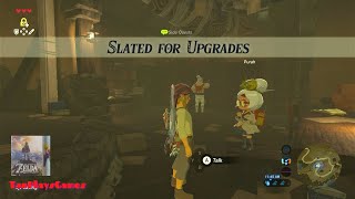 Slated for Upgrades Walkthrough  The Legend of Zelda Breath of the Wild [upl. by Anabal629]