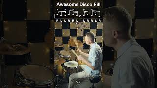 Awesome Disco Fill Drum Lesson drums drumlessons [upl. by Oneida845]