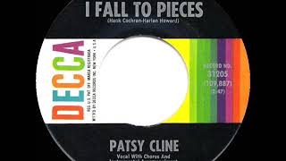 1961 HITS ARCHIVE I Fall To Pieces  Patsy Cline 1 CampW hit [upl. by Zachery904]