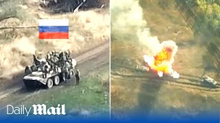 Russian offensive backfires as Ukraine eliminate enemy tanks and IFVs in brutal counter [upl. by Meeki]