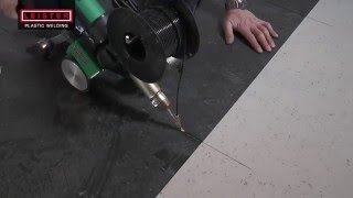 Soldar pisos vinílicos con Leister  Tenag  Minifloor [upl. by Medarda967]