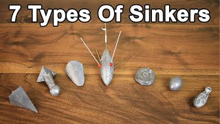 7 Types Of Fishing Sinkers And The Pros amp Cons Of Each [upl. by Airdnas478]