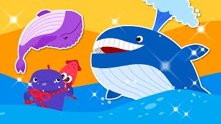 Sing Along Whale Song  Summer Sea Animal Song  Nursery Rhymes amp Kids Songs [upl. by Kaufman757]