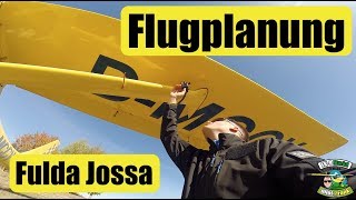 Flugplanung  Ultraleichtflugzeug  FK9  FuldaJossa EDGF [upl. by Obala]