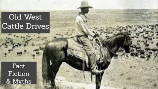 The Cattle Drives of the old west myths and truths as told by Hollywood and historians [upl. by Viridis]