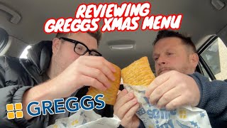 GREGGS FESTIVE MENU REVIEW [upl. by Akemehs179]