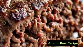 Making Mouthwatering Ground Beef Recipe [upl. by Rebmyk]