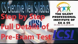 PreExam Test Cs Executive Step by Step Practical guide [upl. by Elyn136]