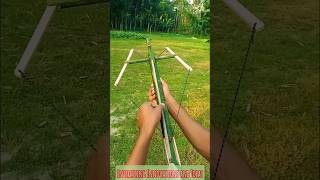 Bamboo Creations with arrow bamboo Diy Slingshots Bambooart shorts shortvideo short [upl. by Iredale]