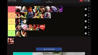 STREET FIGHTER 6 TIER LIST 2024 SEPTEMBER [upl. by Haela]