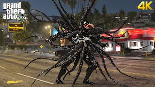 GTA 5  Ultimate Venom Marvels SpiderMan 2 Mod [upl. by Solokin699]