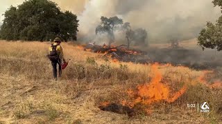 Firing operations used to help gain control of Lake Fire [upl. by Schwarz]