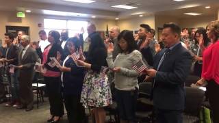 US Citizenship Oath taking 2017 [upl. by Agosto79]