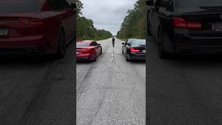 KIA STINGER ￼ VS BMW M550i [upl. by Noelani]