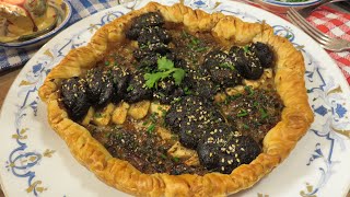 Ma TARTE au BOUDIN NOIR OIGNON confit et pommes fondantes  Mère Mitraille  Gourmandises TV [upl. by Carn]