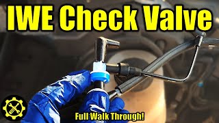 Ford F150  How to replace the IWE Check Valve Assembly [upl. by Uhn1]