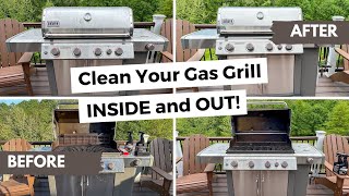 Deep Cleaning Your Weber Genesis Grill  Inside and Out [upl. by Herbst]