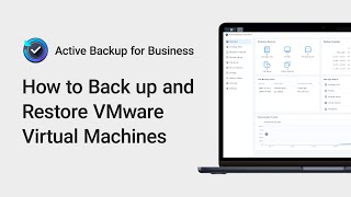 How to Back up and Restore VMware Virtual Machines Using Active Backup for Business  Synology [upl. by Baese]