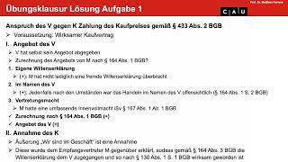 BGB AT – Folge 35 Besprechung 2 Übungsklausur Wiederholung Auslegung und Anfechtung [upl. by Gloriane973]