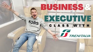 I travelled in BUSINESS class on Trenitalia Frecciarossa 1000 for £27 amp tried out EXECUTIVE class [upl. by Karlotta]