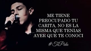 LETRA ¨TE PIDO¨  Cornelio Vega Jr Lyric Video [upl. by Elocen]