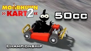 ►Moorhuhn Kart 2◄ PC ● Championship 2 ● 50cc [upl. by Hayott]