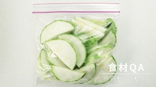 【台灣好食材 How To Do 2】】絲瓜冷凍保存法 [upl. by Norbert]