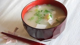 Miso Soup Recipe  Japanese Cooking 101 [upl. by Ailuy406]