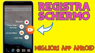 COME REGISTRARE LO SCHERMO DEL TELEFONO metodo SENZA app [upl. by Dachi]