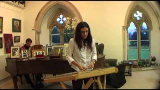 Piano and Hammered Dulcimer at Moignes Court with Dizzi D and Ralph Cree [upl. by Sifan]