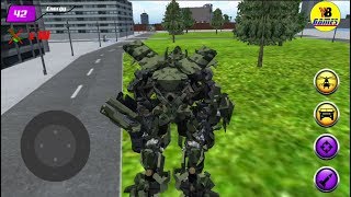 Army Robot Transform Car Helicopter Dinosaur Safari Hunter  Android Gameplay FullHD [upl. by Anyat]