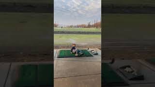 Kid Slips And Falls on Slippery Mat After Taking Golf Shot  1518516 [upl. by Ehtiaf]