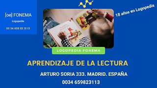 ✅ Aprendizaje Lectura I Logopedia Infantil Madrid I FONEMA I Logopedas Madrid [upl. by Ylrad]