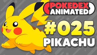 Pokedex Animated  Pikachu [upl. by Odlabu]