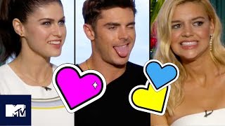 Zac Efron Alexandra Daddario amp The Baywatch Cast Go Speed Dating  MTV Movies [upl. by Iruyas]