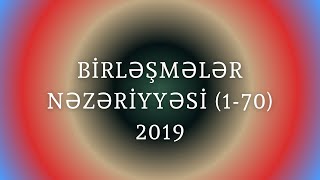 Birləşmələr nəzəriyyəsi 1 BÖLÜM1  70 [upl. by Ymmik]