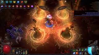 36 16000000 shaper DPS Oneshot Shaper and Uber Atziri  Ice speartotem [upl. by Hiroshi]