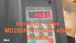 Inovance Drive MD280NT37G 45P 45kW Repairs  Advanced Micro Services Pvt LtdBangaloreIndia [upl. by Attenwahs]