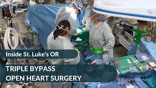 WATCH Triple Bypass Open Heart Surgery [upl. by Dibri78]