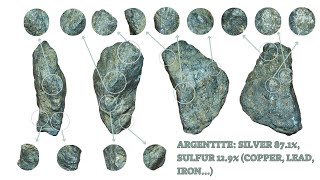 Argentite mineral youtube [upl. by Nylhsoj]