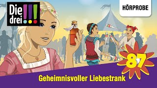 Die drei   Folge 87 Geheimnisvoller Liebestrank  Hörprobe zum Hörspiel [upl. by Trebor]