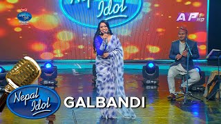 Galbandi गलबन्दीShanti Shree Pariyar  Nepal Idol Season 4 [upl. by Jacinthe721]