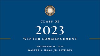 Winter Commencement 2023 [upl. by Suhploda233]