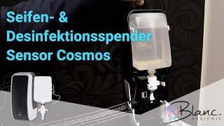 Cosmos Seifen amp Desinfektionsspender von Blanc Hygienic [upl. by Mairhpe]