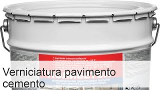 Verniciare il pavimento in cemento guida passopasso [upl. by Arriek]