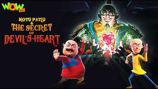 The Secret of Devils Heart  New Hindi Cartoon Movies  Motu Patlu Movie  Wow Kidz  spot [upl. by Ajoop]